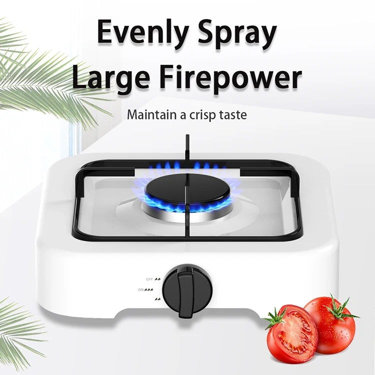 Fornello a gas portatile 2,2kW con pannello smerigliato e accensione manuale