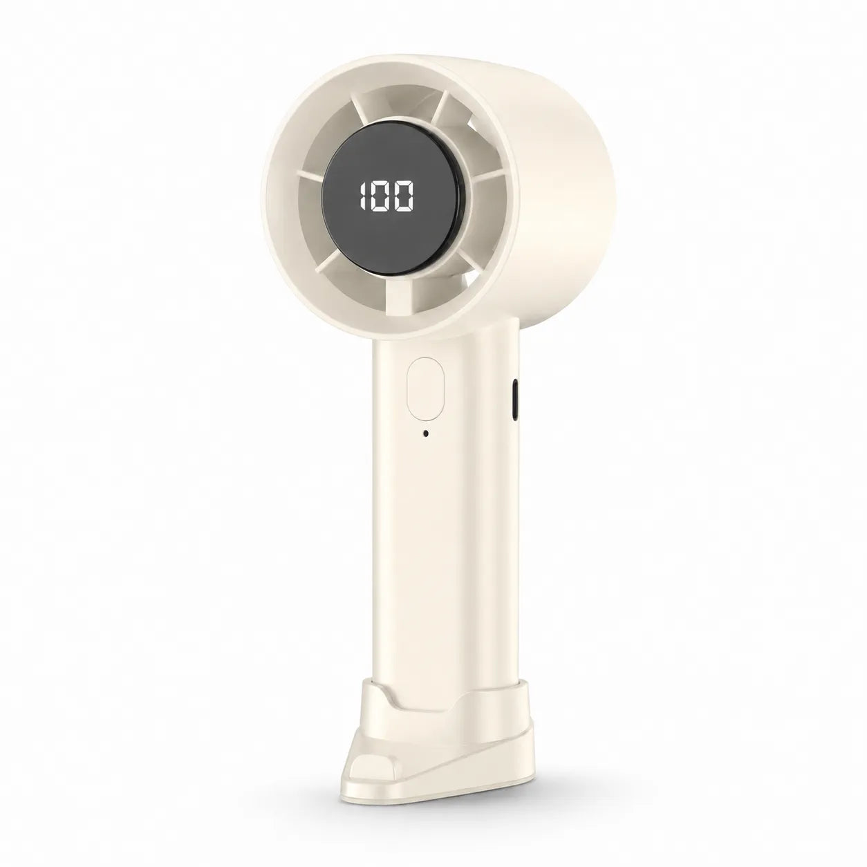 Tekone Ventilatore Portatile Ricaricabile con Display LED e Supporto Smartphone