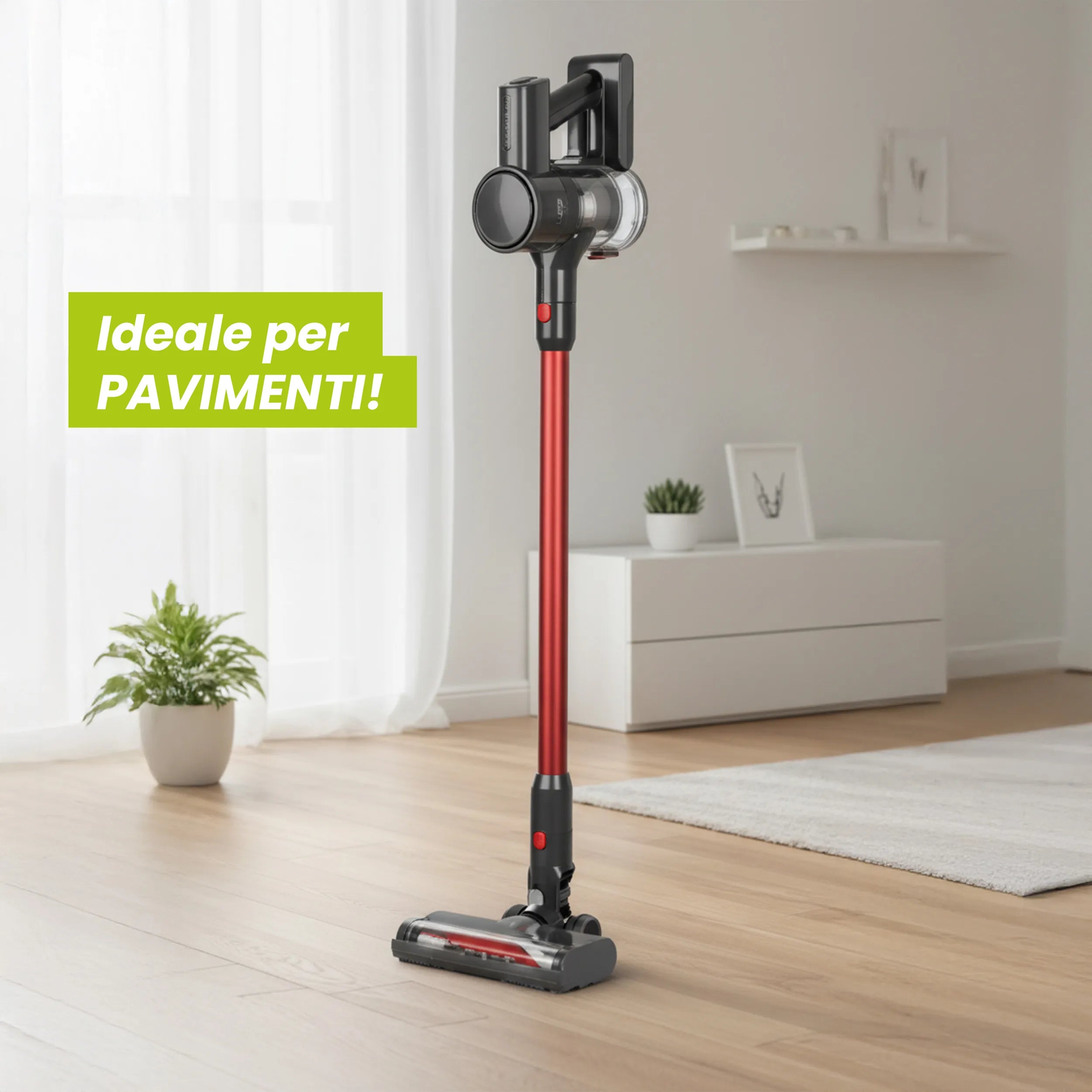 Aspirapolvere Wireless TekOne 3 in 1 con Batteria Ricaricabile - 120W