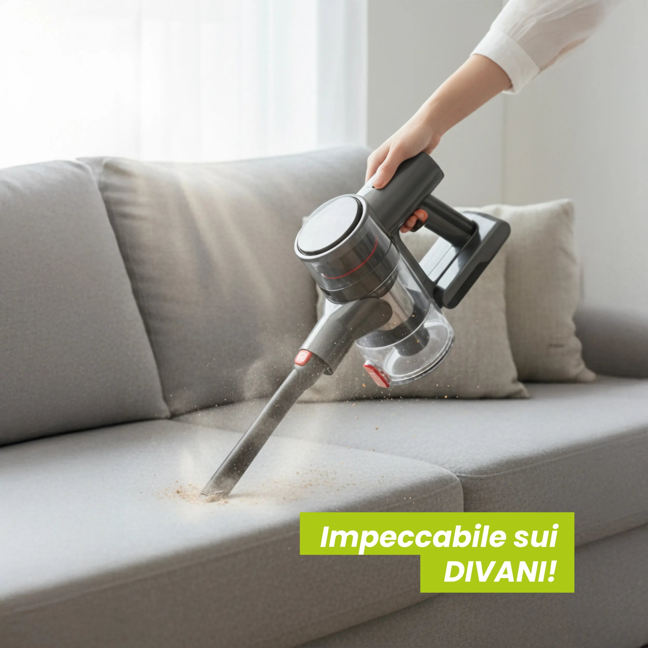 Aspirapolvere Wireless TekOne 3 in 1 con Batteria Ricaricabile - 120W