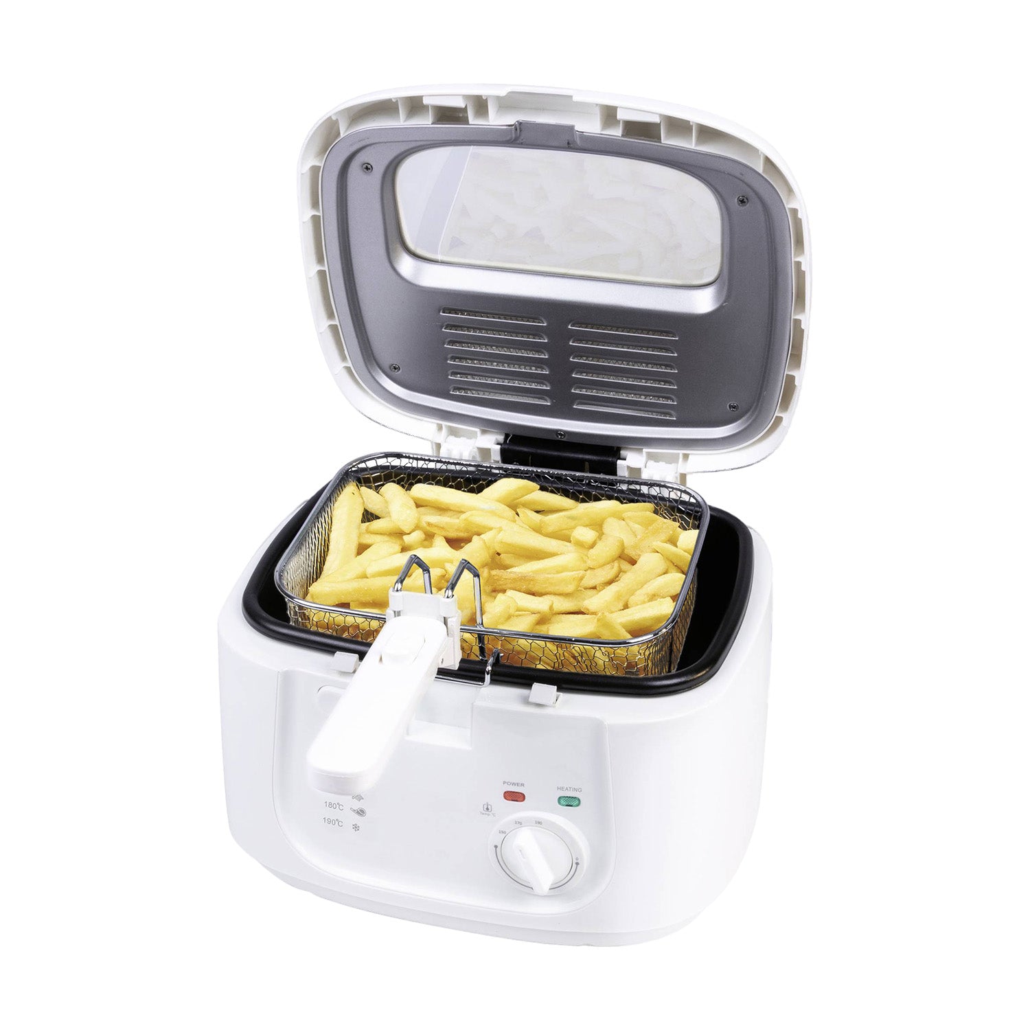TekOne Friggitrice elettrica 2,5L con termostato regolabile