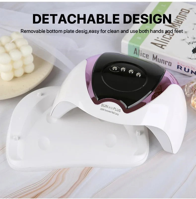 TekOne Lampada UV/LED per Nail Art 268W con 45 LED