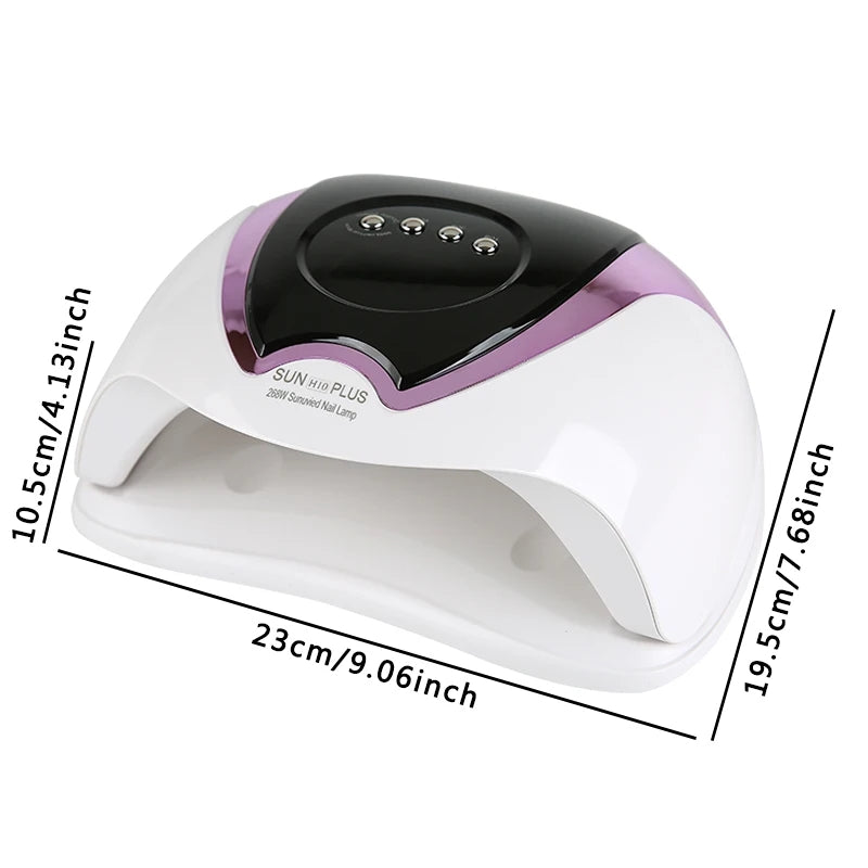 TekOne Lampada UV/LED per Nail Art 268W con 45 LED