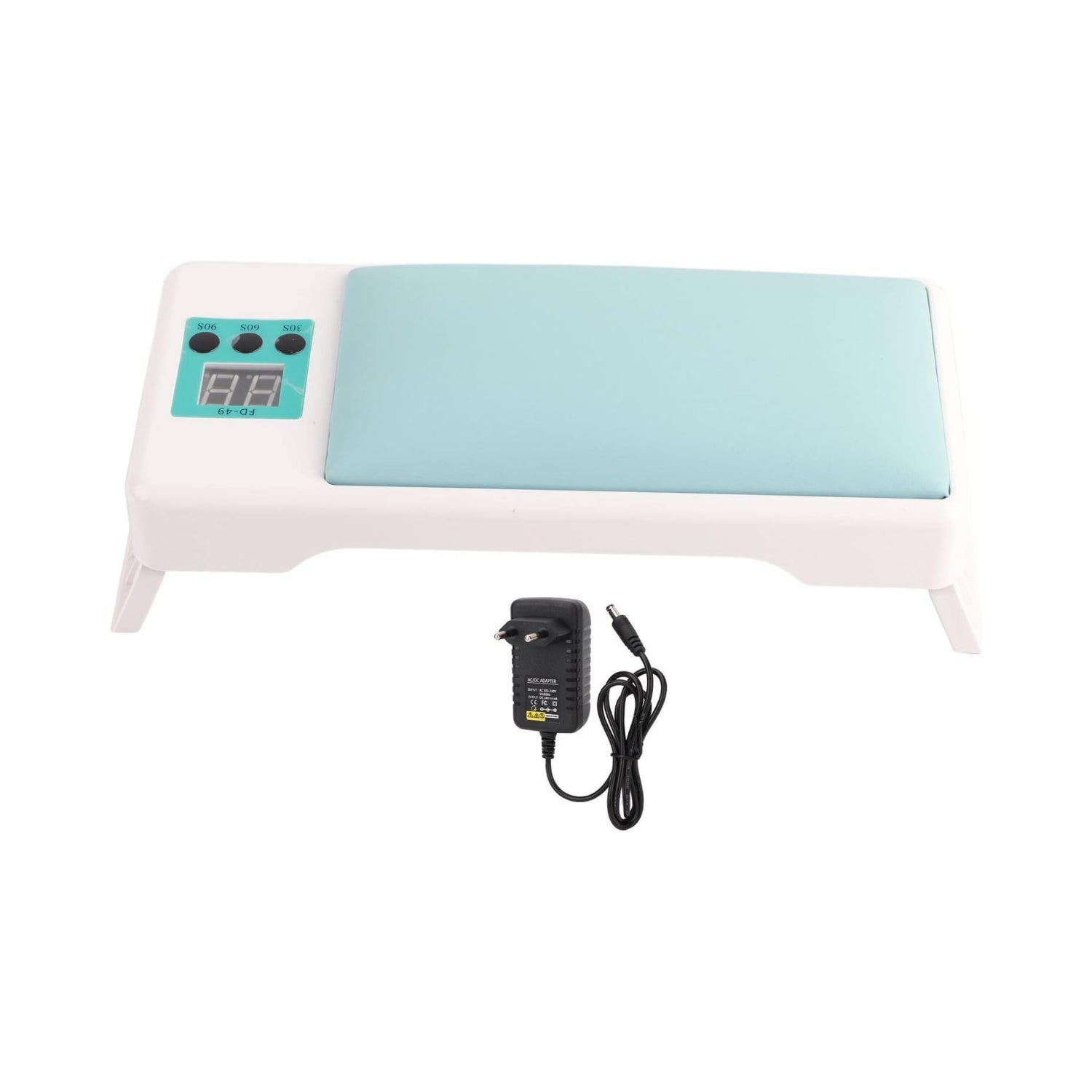 TekOne Lampada UV per Unghie con Bracciolo e Display Digitale - Supporto Pieghevole