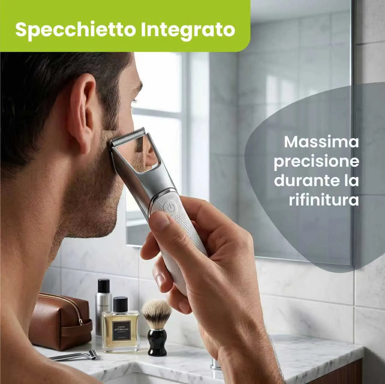 Tekone GT-01 Rasoio Elettrico Body Trimmer Ricaricabile USB-C IPX6