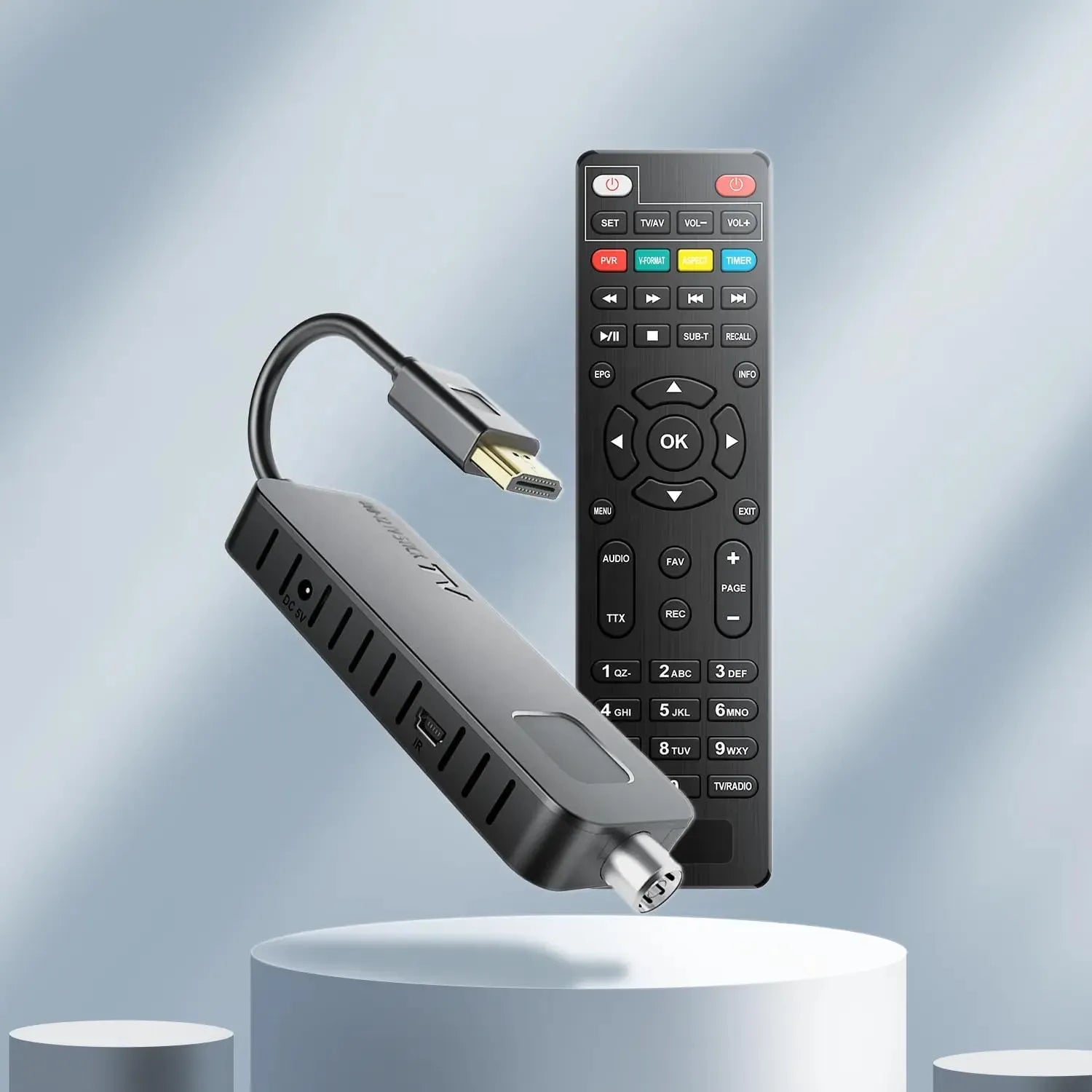 Decoder DVB-T2 Stick HDMI Tekone HD-189 | Full HD 1080P, HEVC, 10Bit, USB