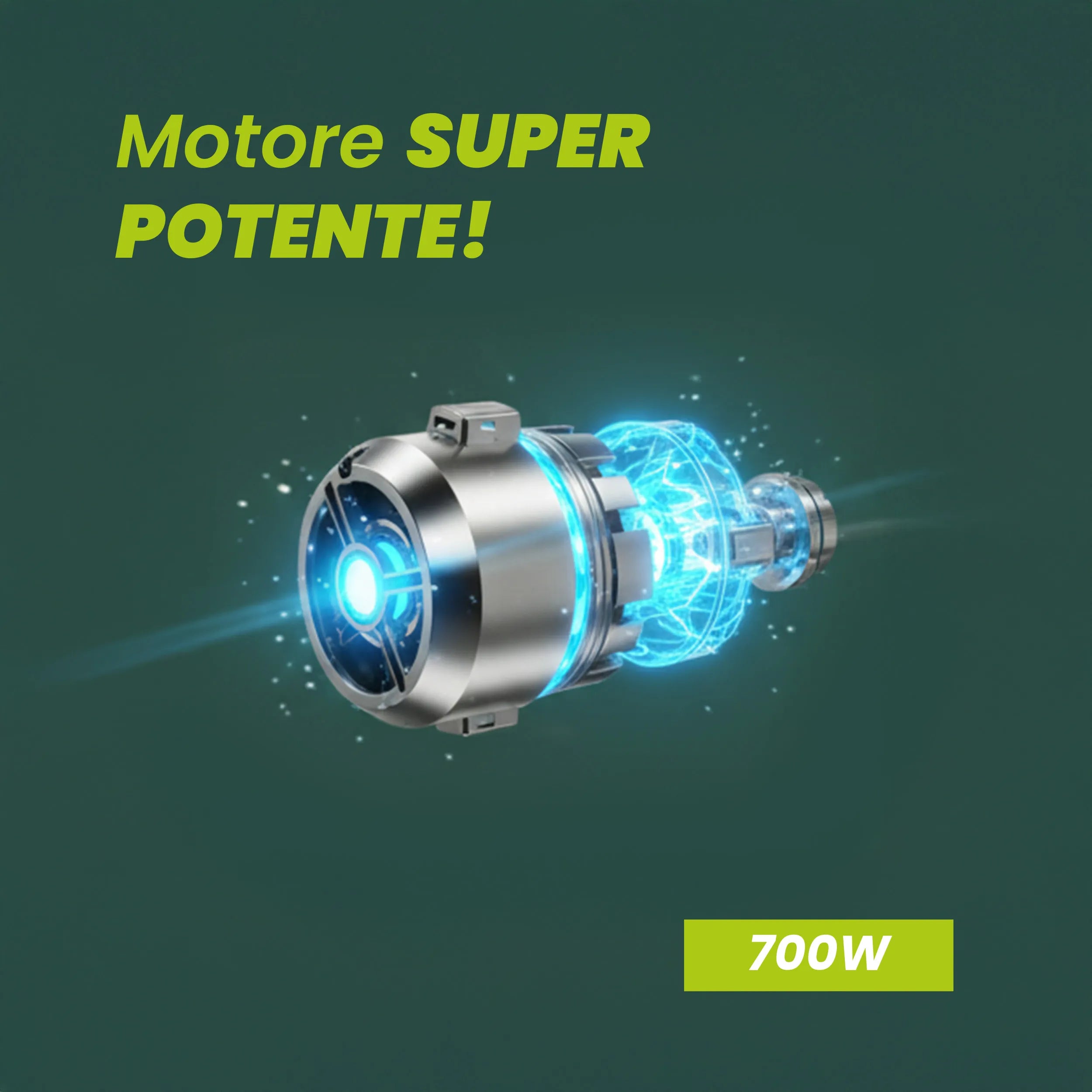 Aspirapolvere Multiciclonico TekOne Senza Sacco - 700W