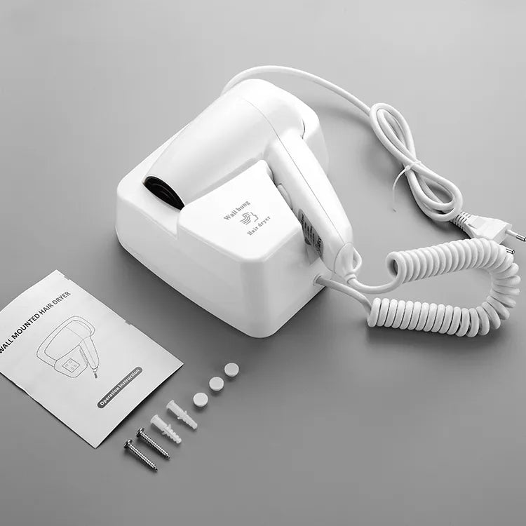 Tekone Asciugacapelli da Parete 1200W con Supporto e Spegnimento Automatico (Copia)