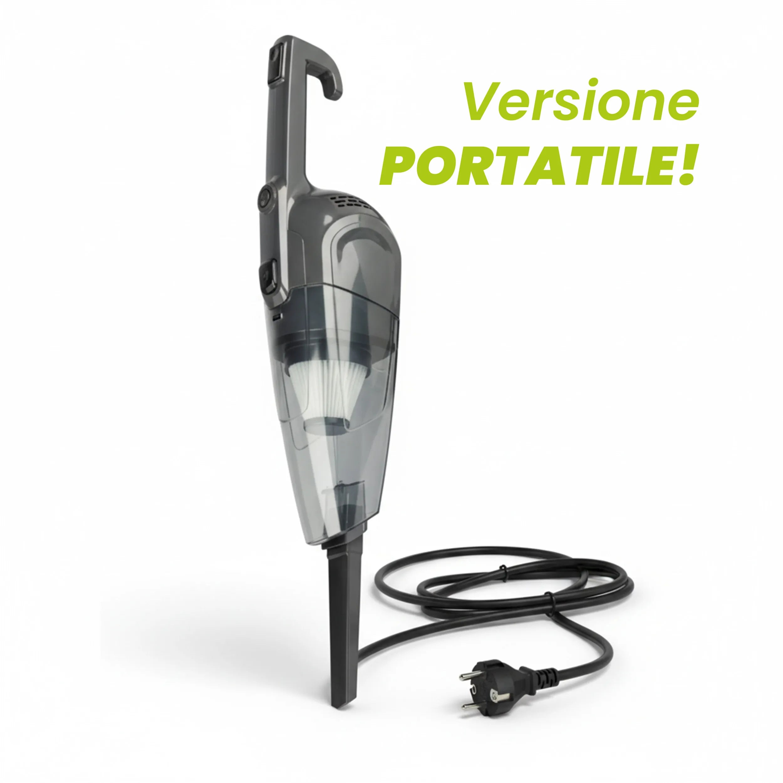 Aspirapolvere TekOne con Filo 2 in 1 - Alta Aspirazione 600W
