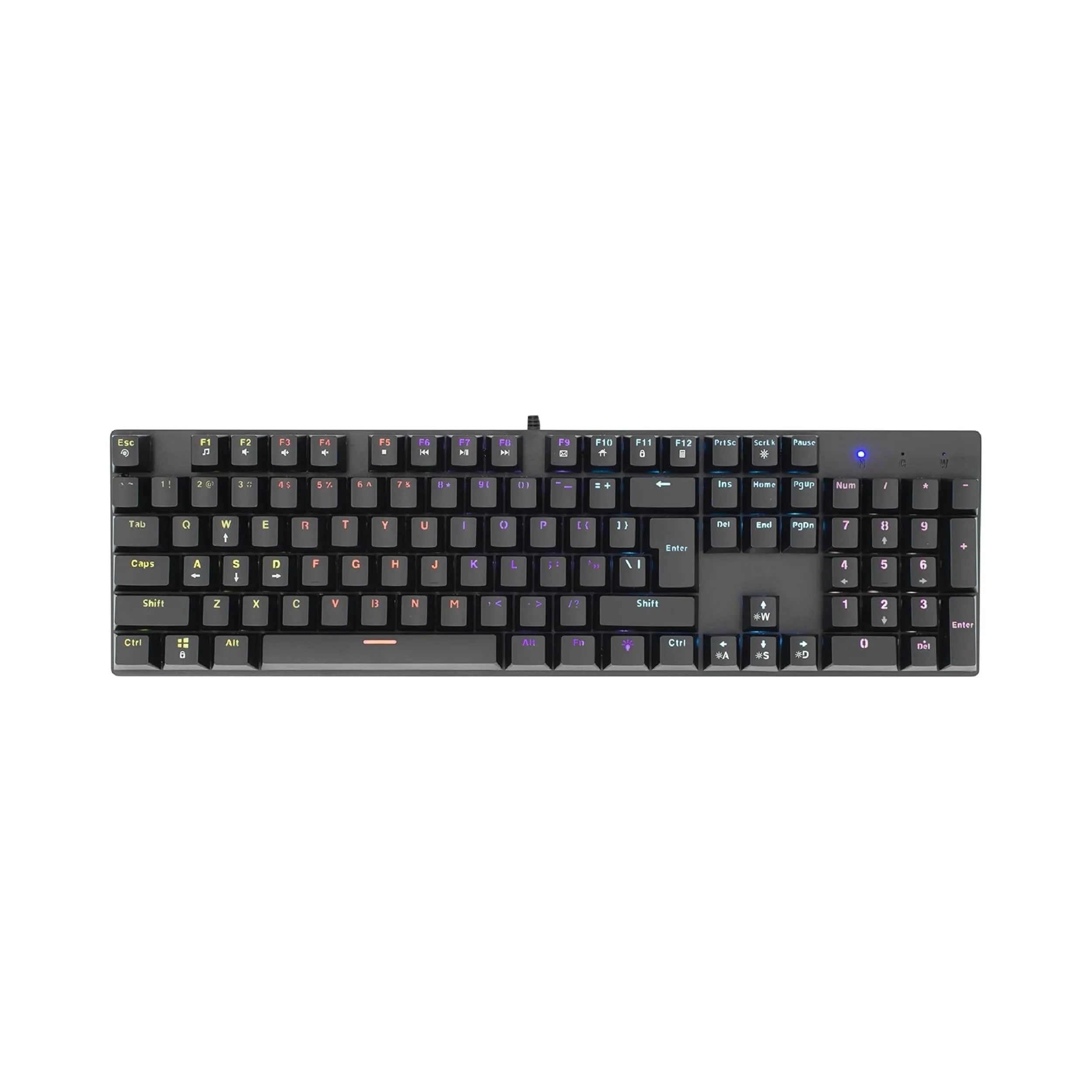 Tekone Tastiera Meccanica Gaming LED RGB 104 Tasti QWERTY ITA