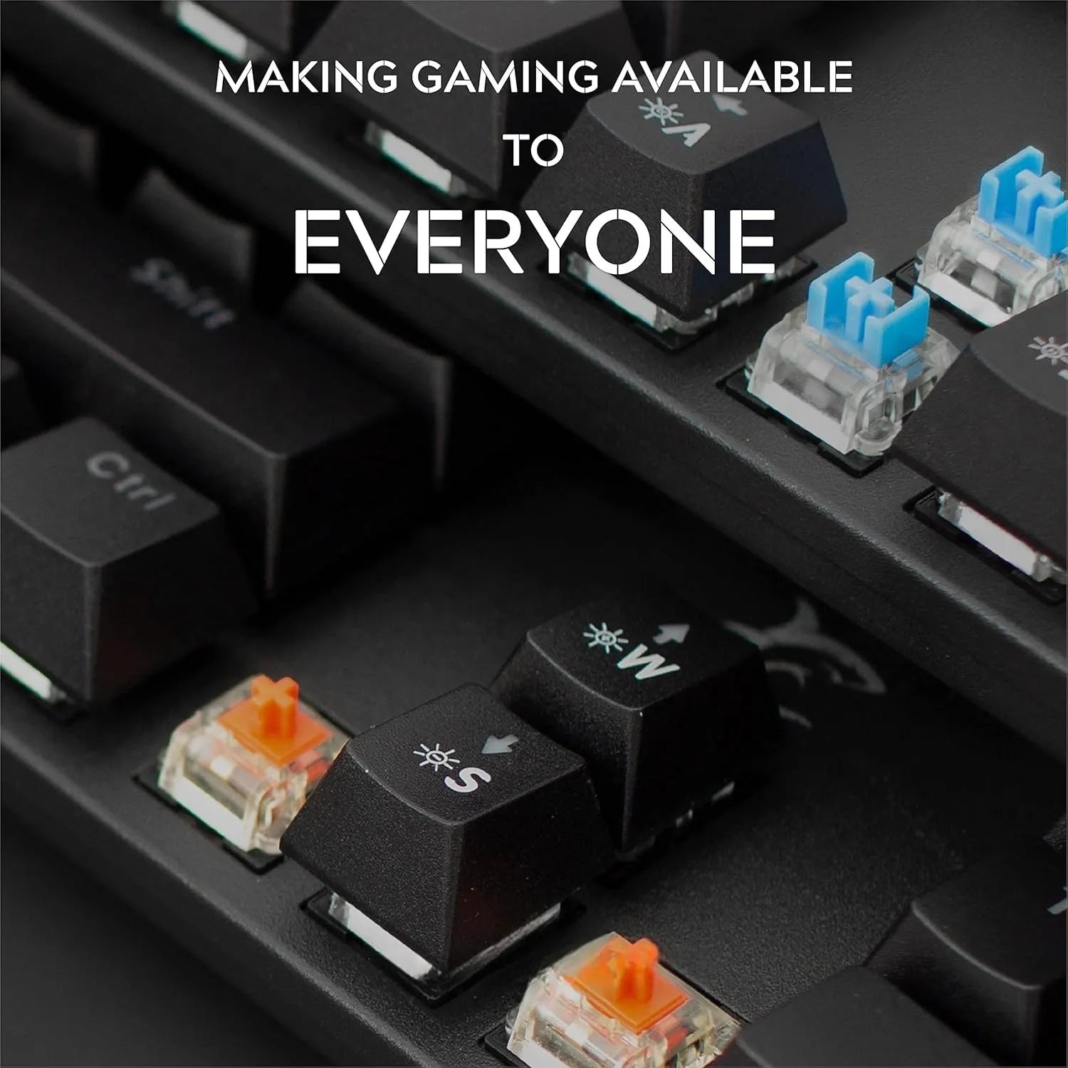 Tekone Tastiera Meccanica Gaming LED RGB 104 Tasti QWERTY ITA