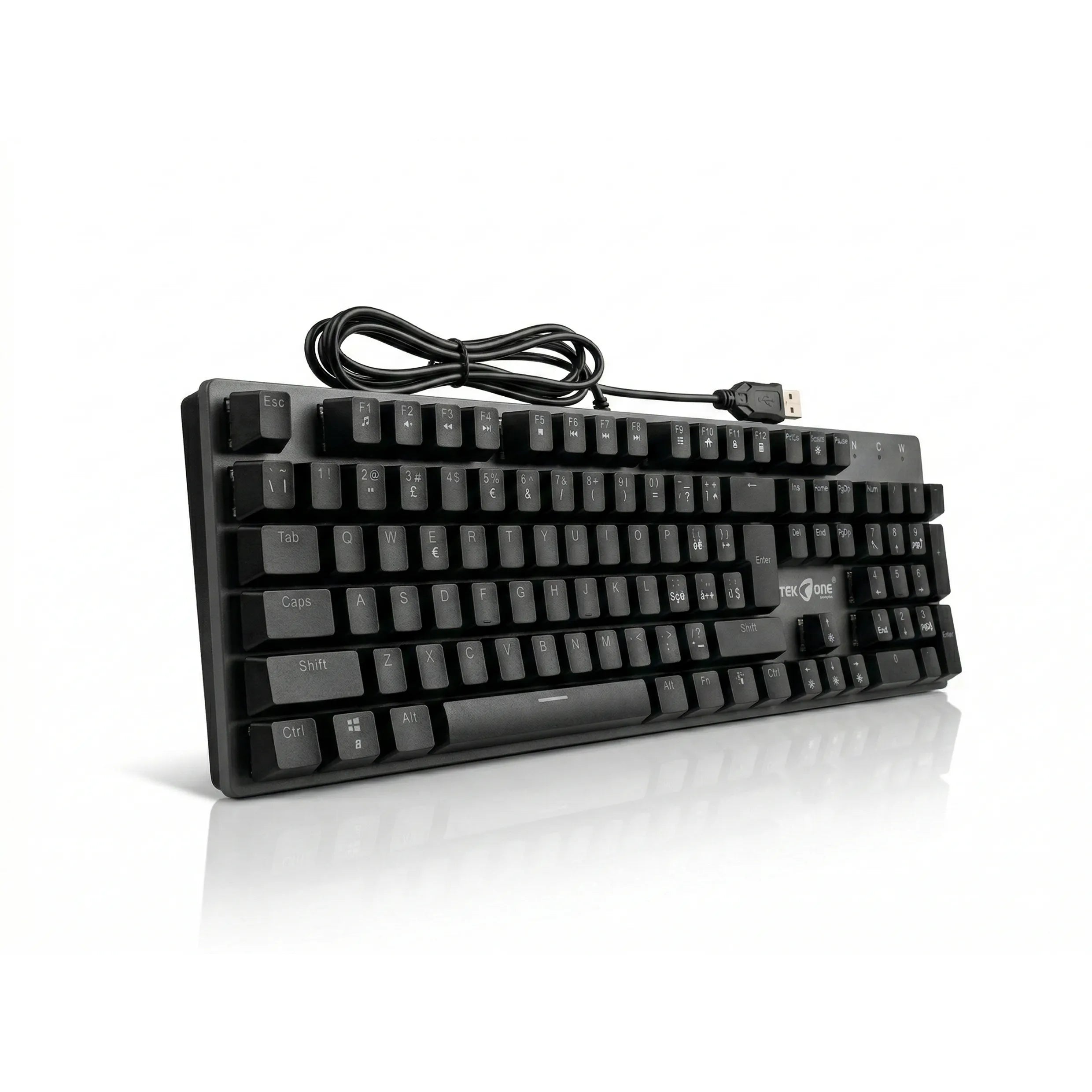 Tekone Tastiera Meccanica Gaming LED RGB 104 Tasti QWERTY ITA