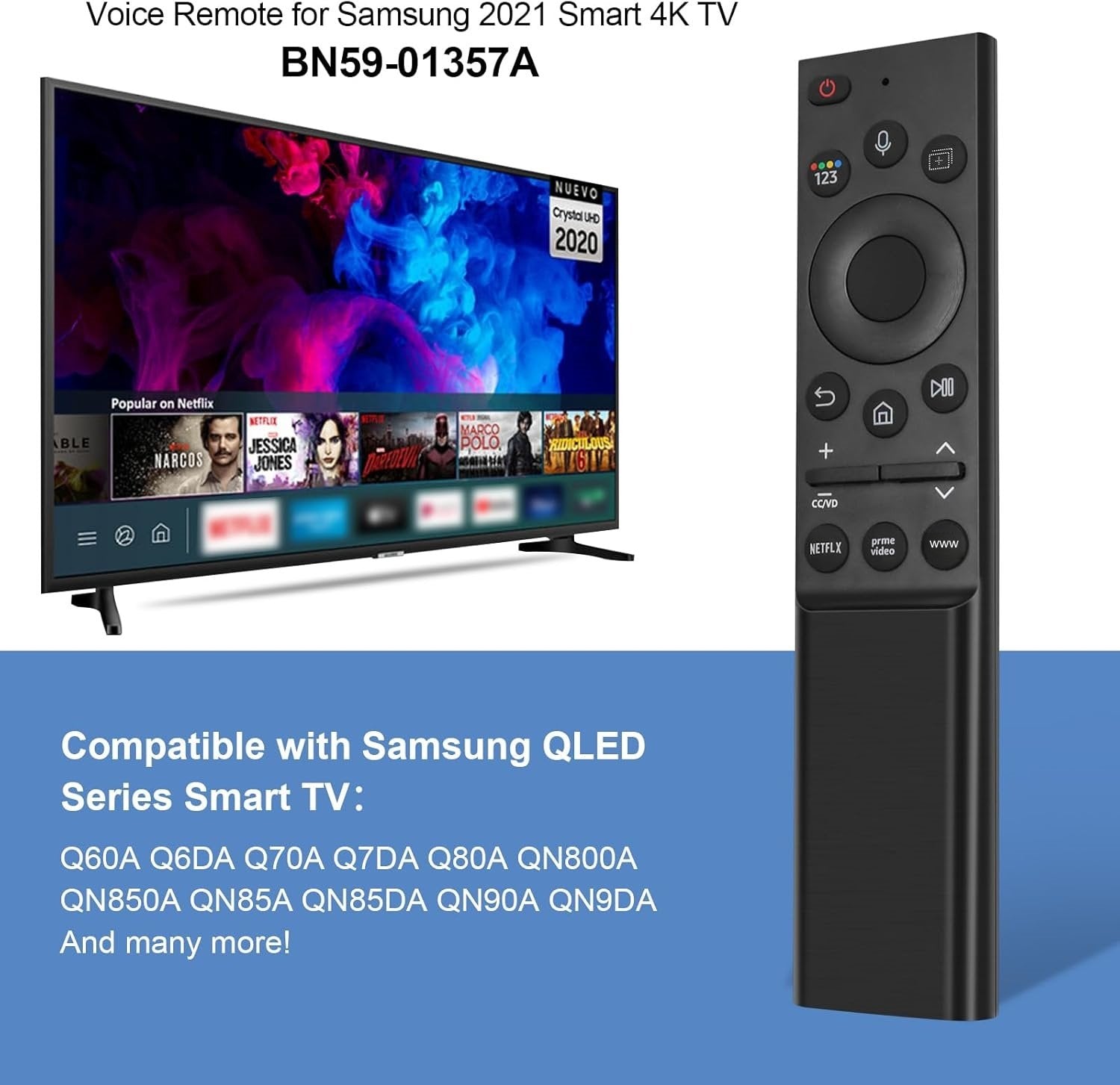 Telecomando Universale TekOne per Smart TV – Compatibile Samsung