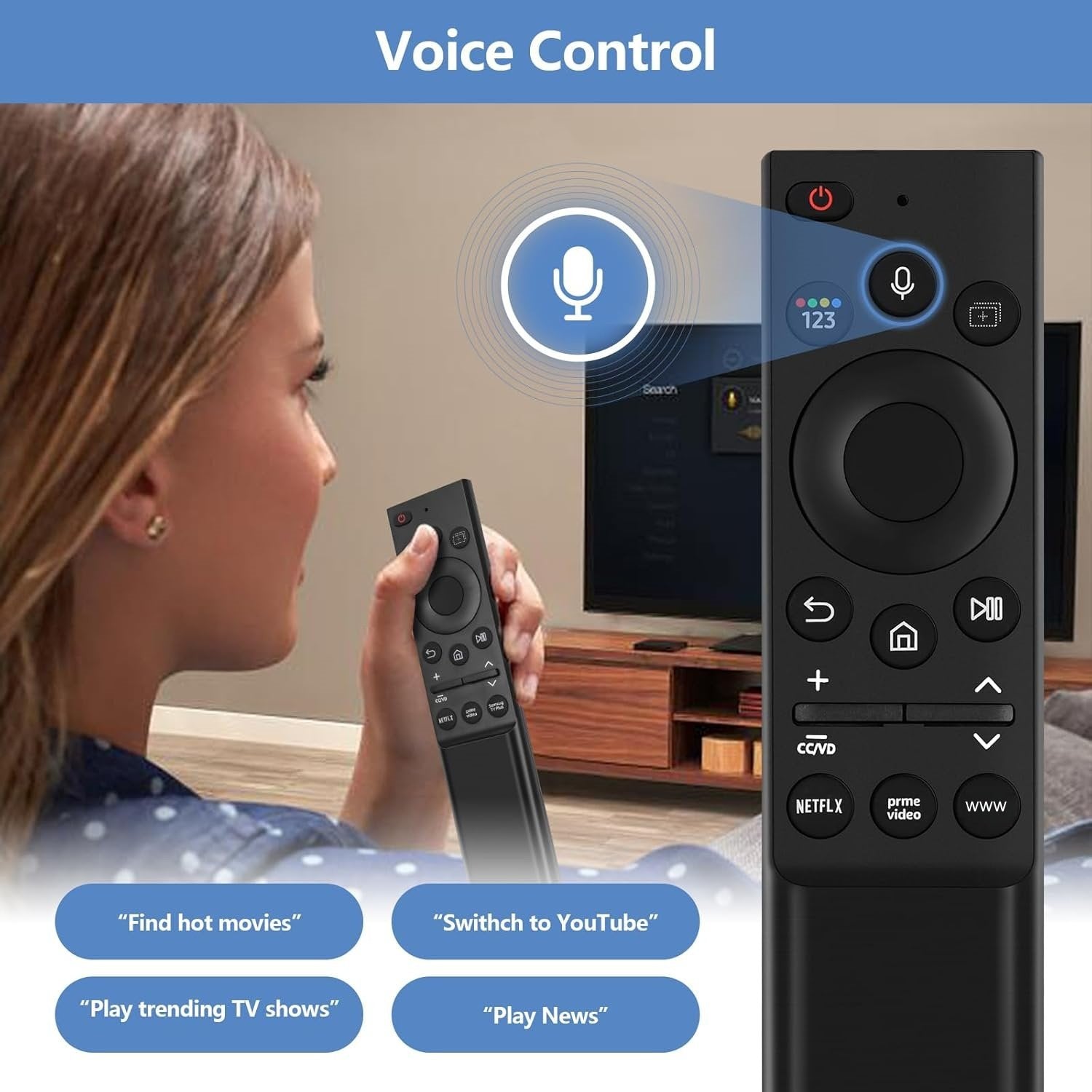 Telecomando Universale TekOne per Smart TV – Compatibile Samsung