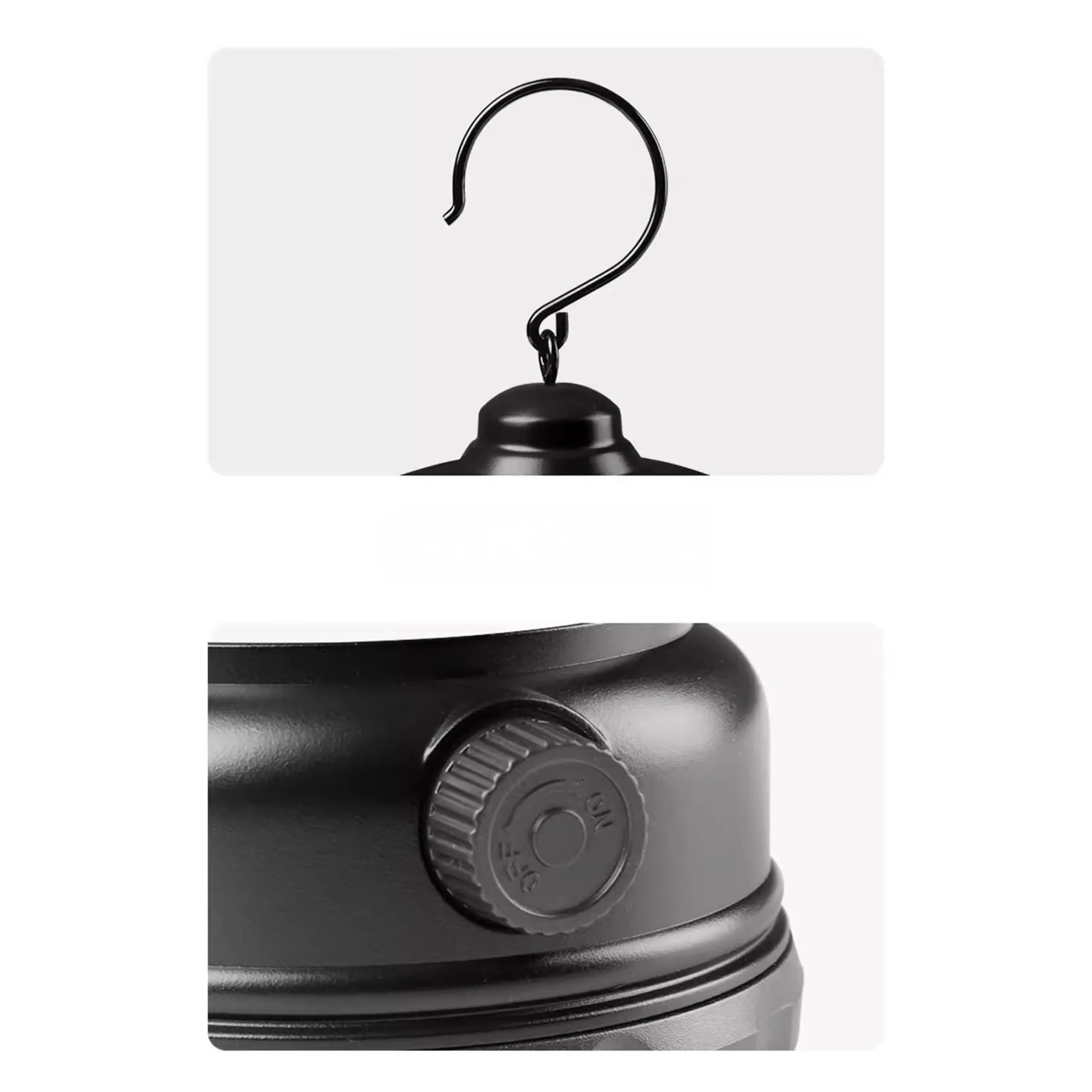 Lanterna da Campeggio Ricaricabile con Gancio – Tekone TK-2641