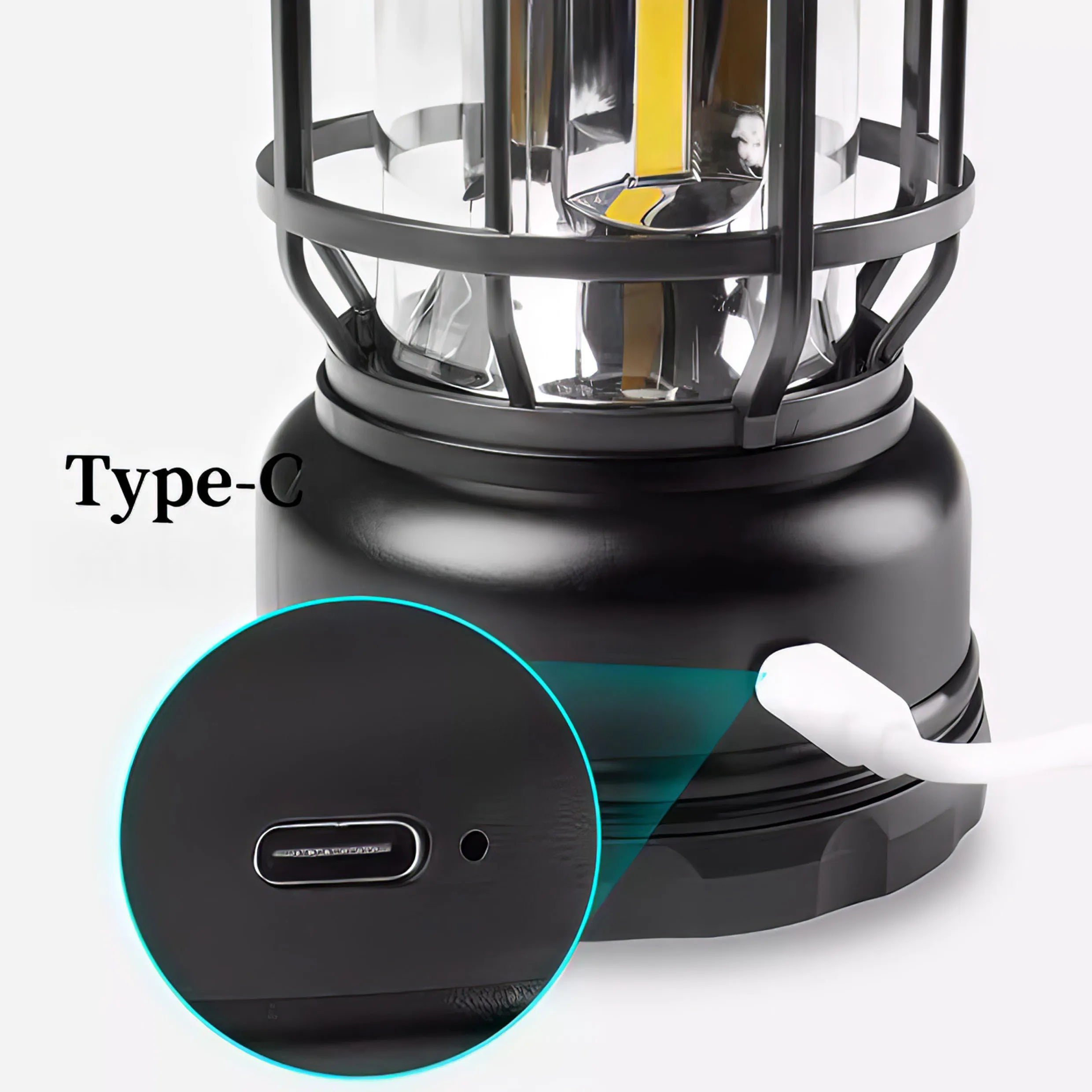 Lanterna da Campeggio Ricaricabile con Gancio – Tekone TK-2641