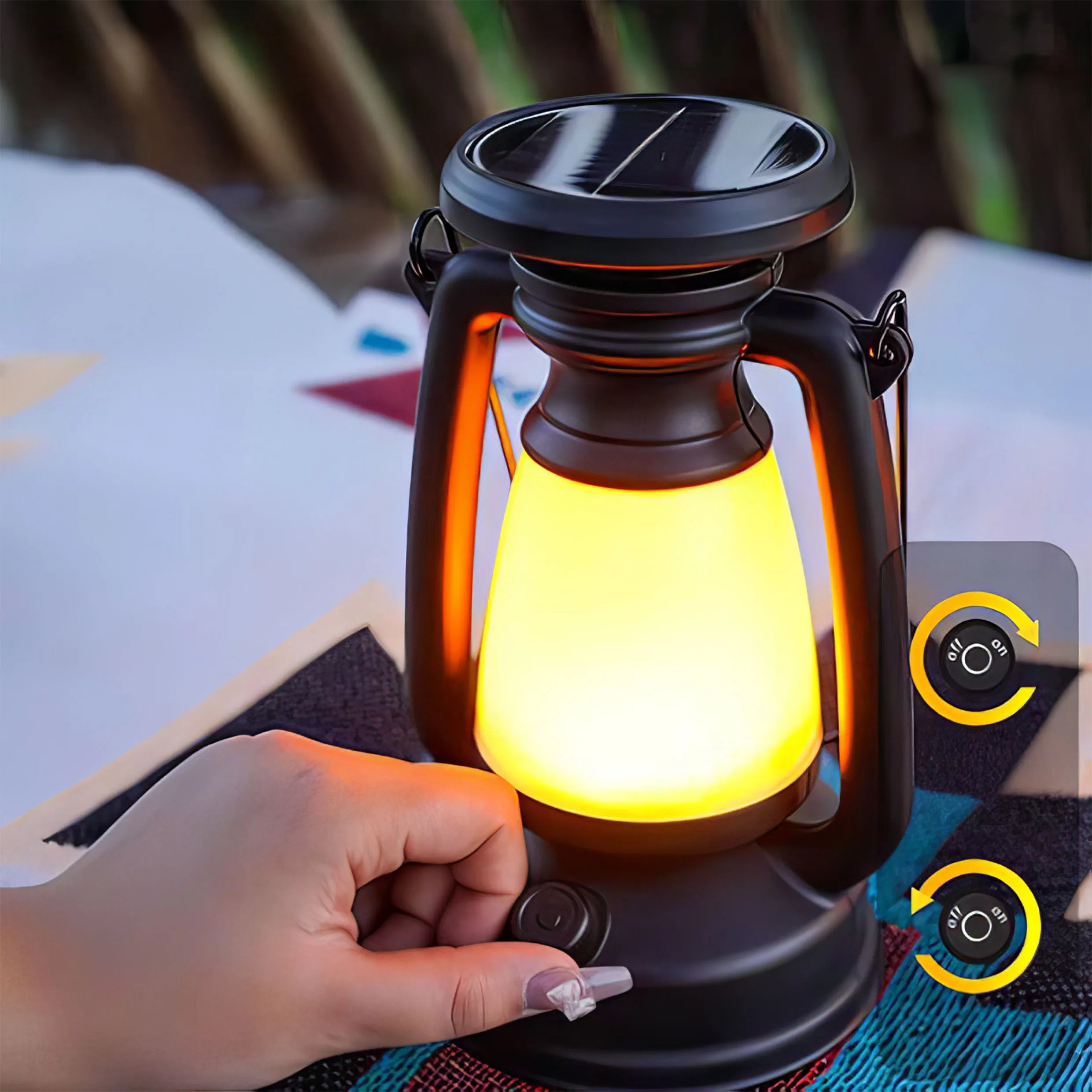 Lanterna da Campeggio Ricaricabile LED – Tekone TK-2662