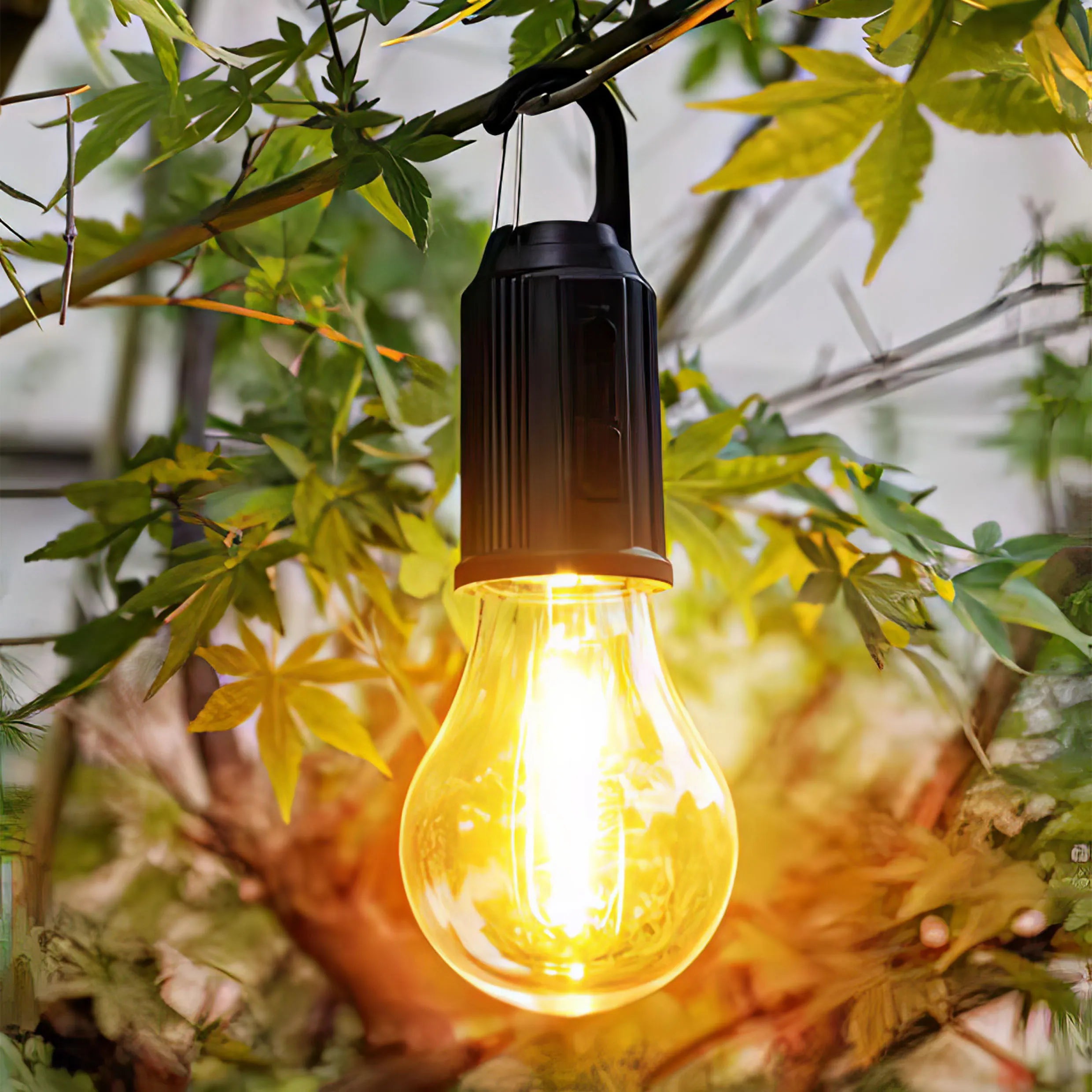 Lampadina LED da Campeggio Ricaricabile con Gancio – Tekone TK2666