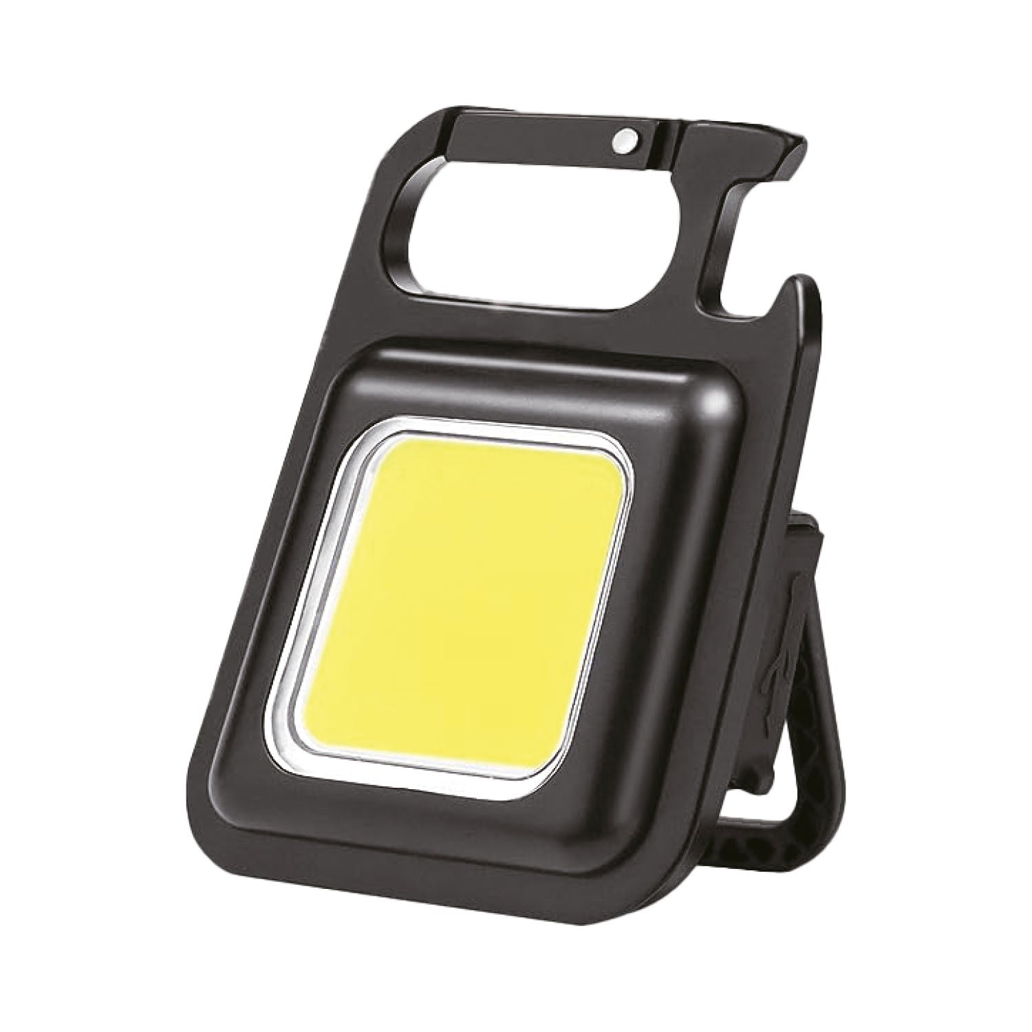 Torcia Portatile TekOne con Moschettone e LED COB – Ricaricabile USB