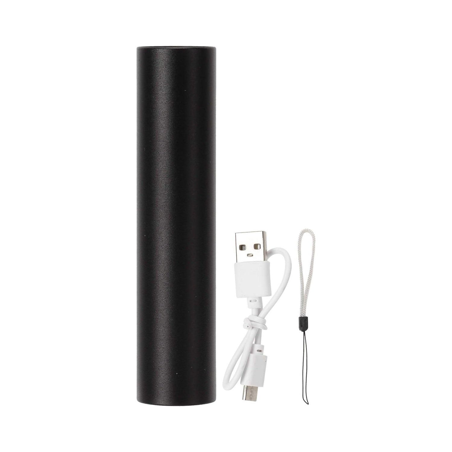 TekOne Torcia Ricaricabile LED Compatta in Alluminio – USB, 8,1 cm, Alta Luminosità