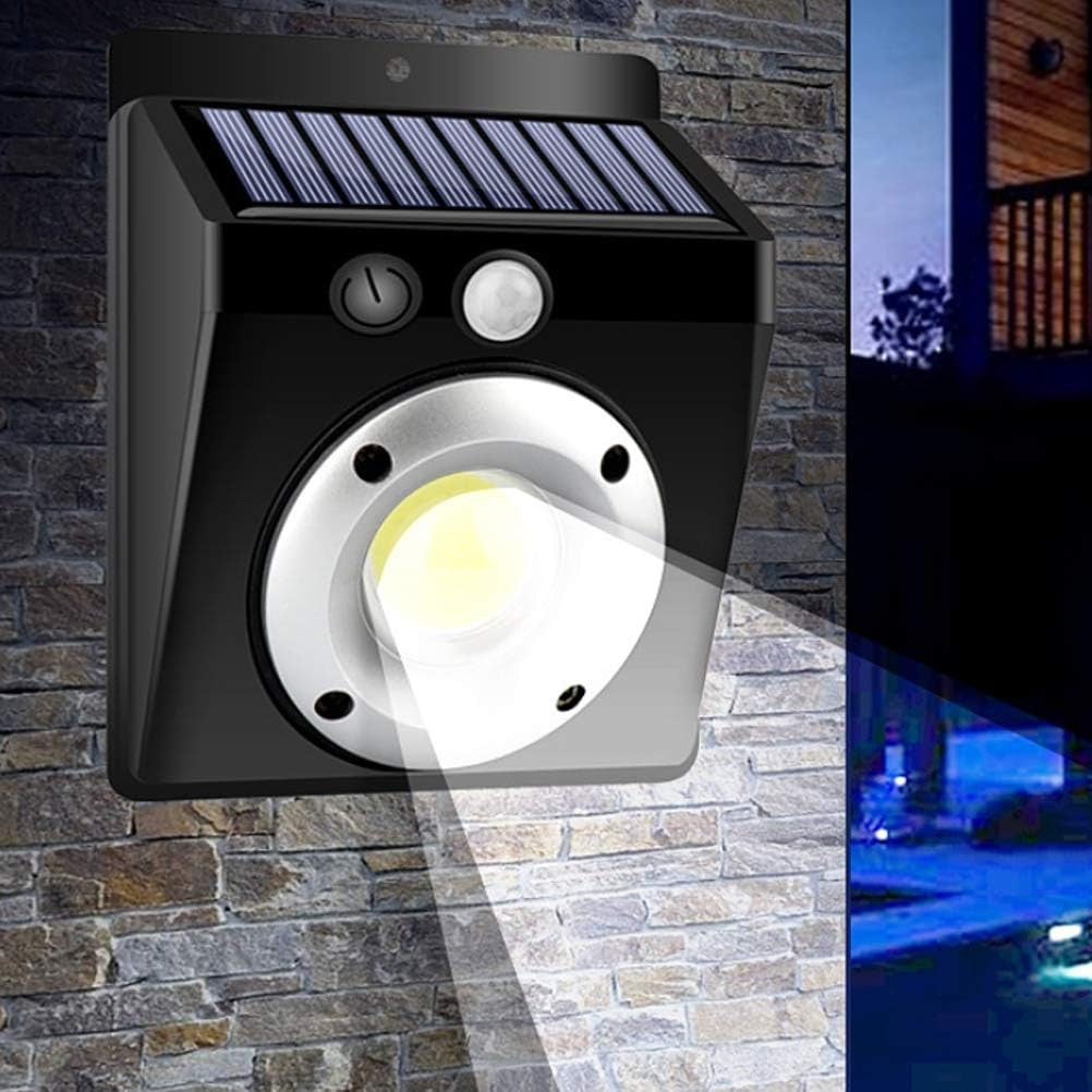 Lampada Solare da Parete TekOne con Sensore di Movimento – 10W COB, IP65