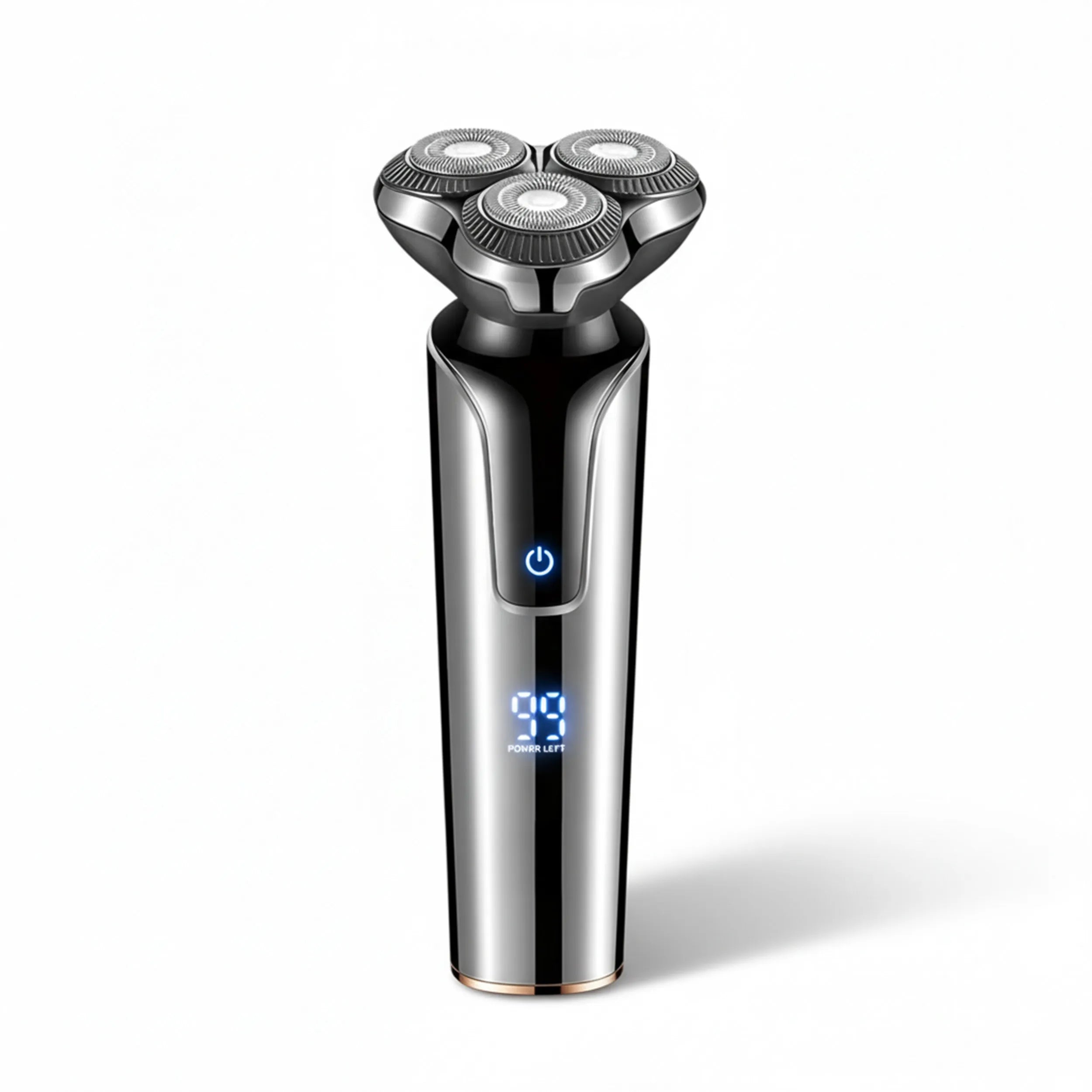 Tekone Rasoio Elettrico Ricaricabile con Tripla Testina Rotante e Display Batteria