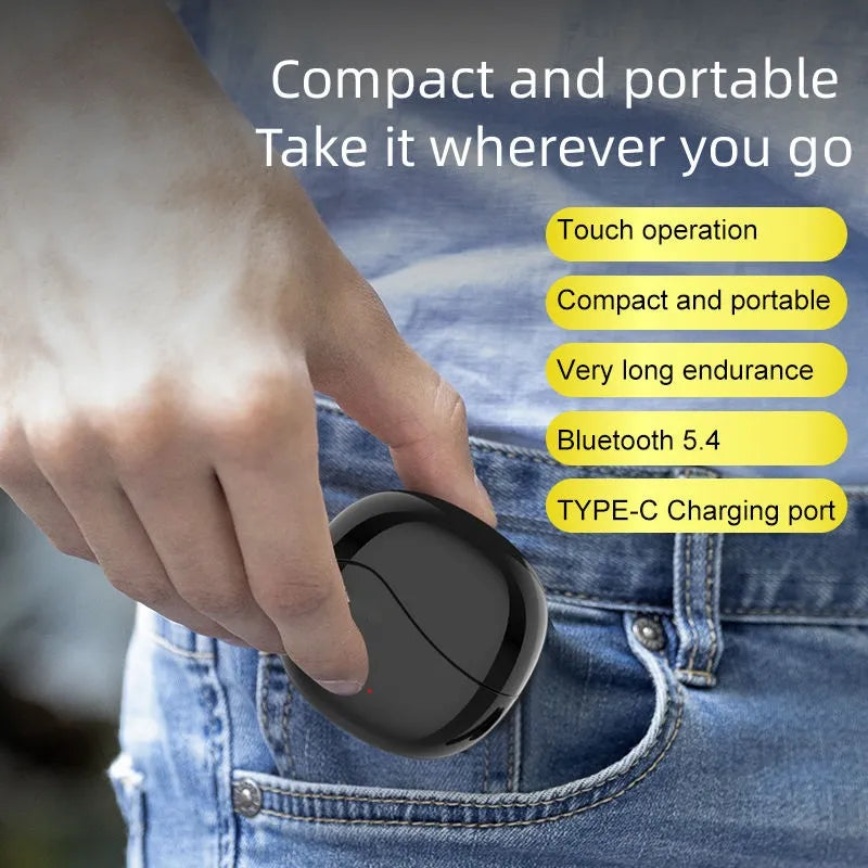 Tekone Auricolari TWS Bluetooth 5.4 con Custodia Ricarica USB-C Touch