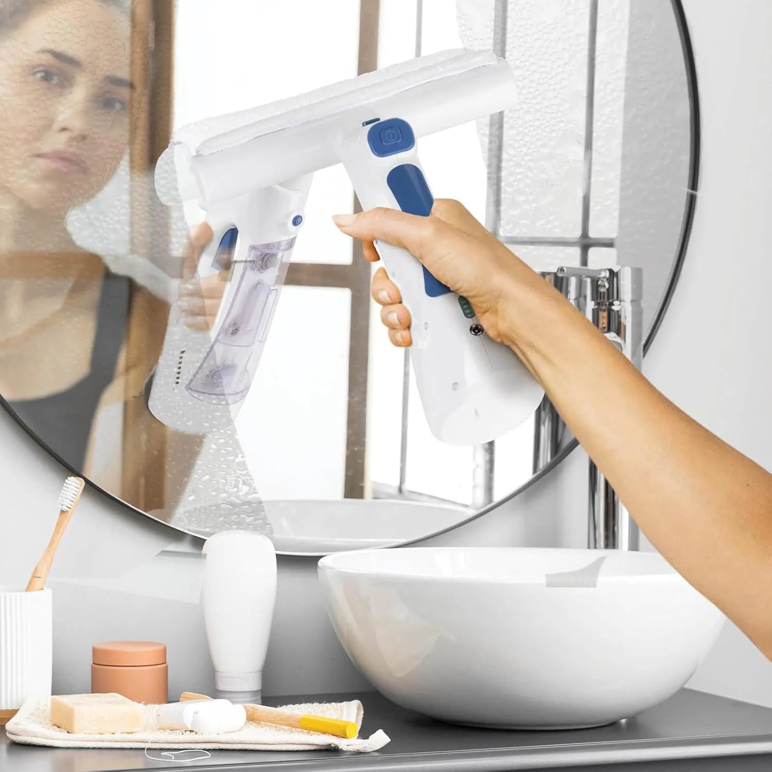 Lavavetri Elettrico a Batteria con Aspiragocce – Tekone WHL-106