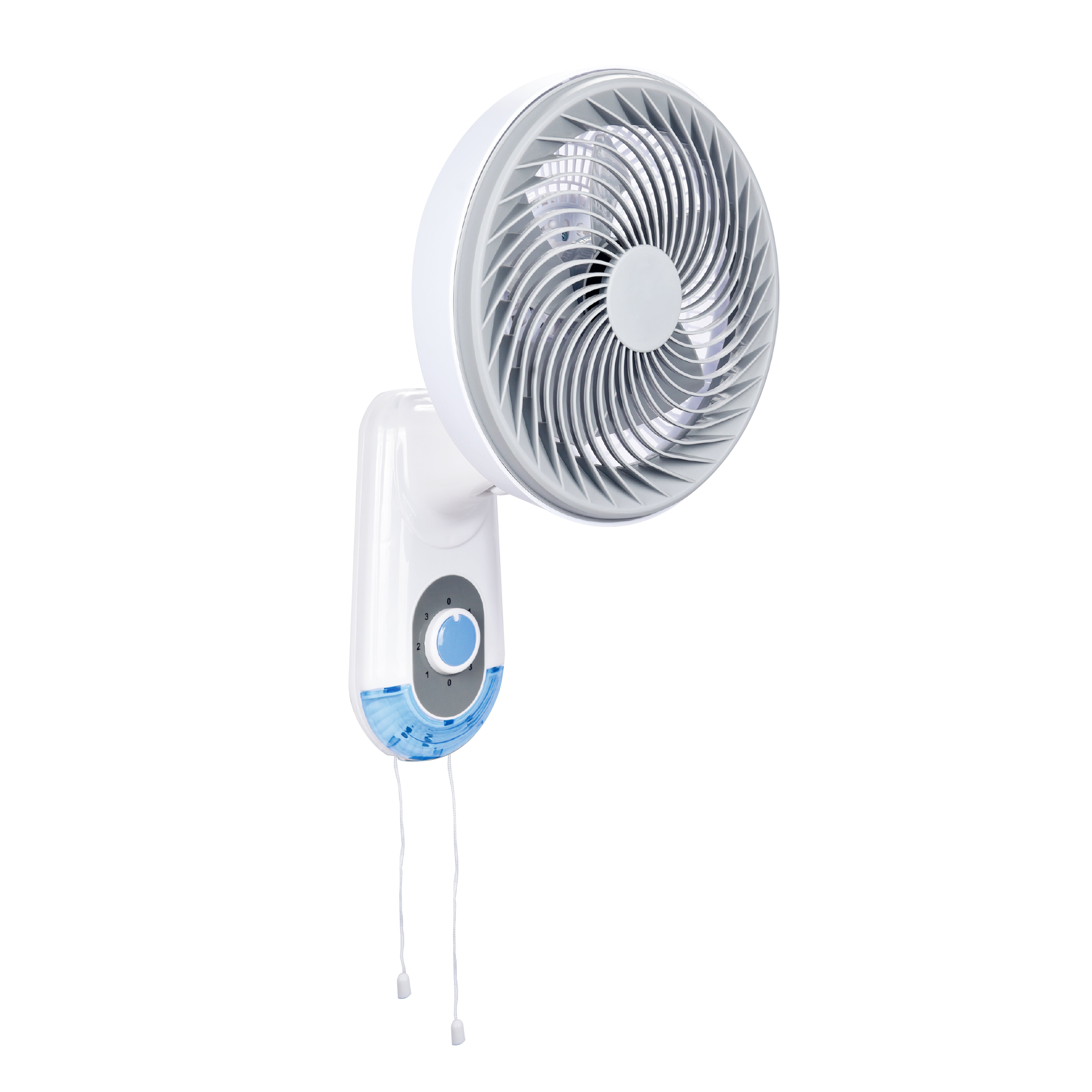 TekOne Ventilatore da Muro 90W con Motore CCA – 3 Velocità, 10” Pale in Plastica Rigida