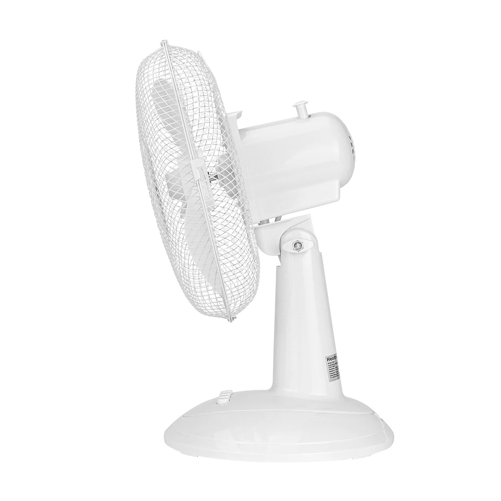 TekOne Ventilatore da Tavolo 40cm con Motore CCA, 3 Velocità e Rete Protettiva – 45W