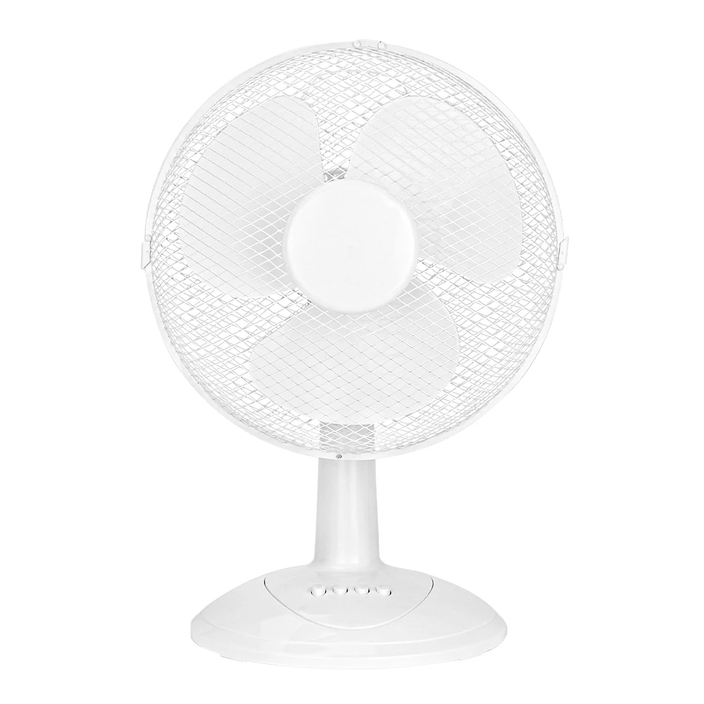 TekOne Ventilatore da Tavolo 40cm con Motore CCA, 3 Velocità e Rete Protettiva – 45W