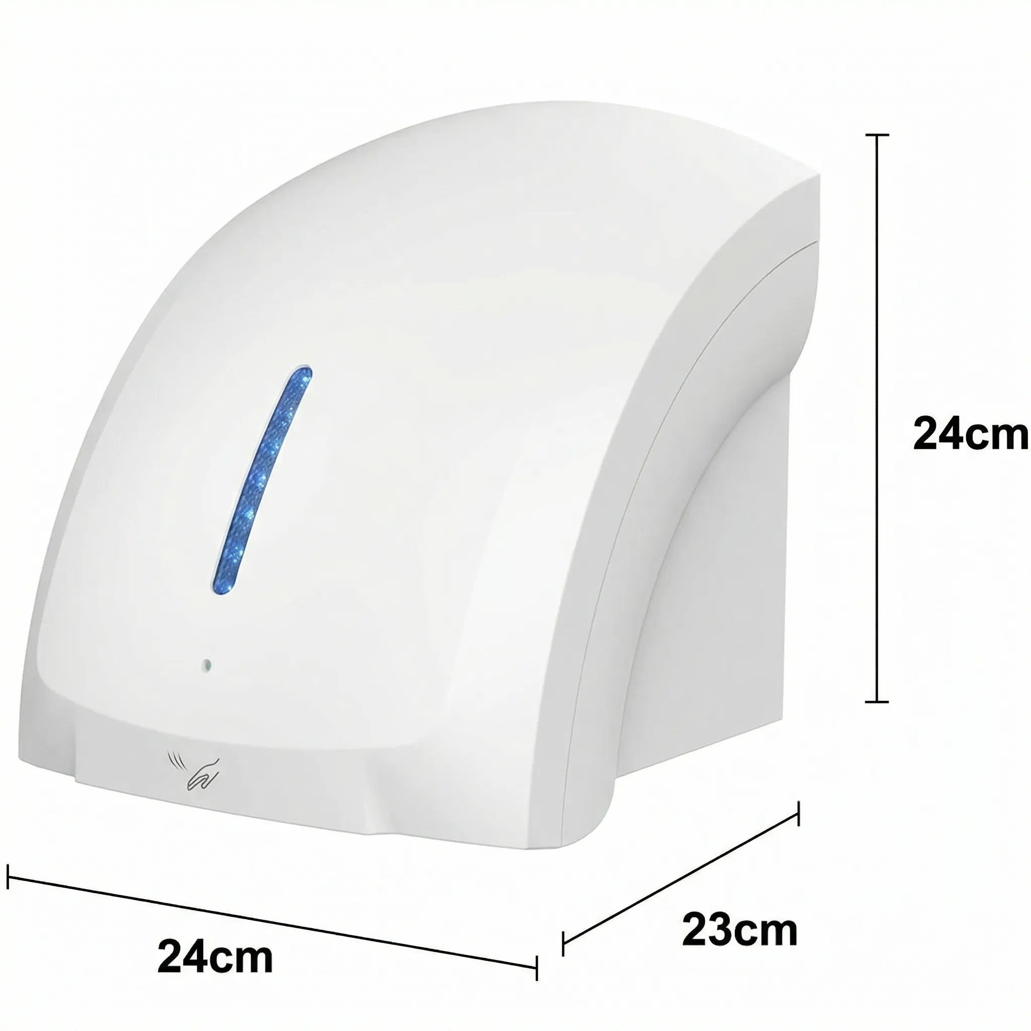 Tekone Asciugamani Elettrico Automatico a Parete 1800W con Sensore PIR